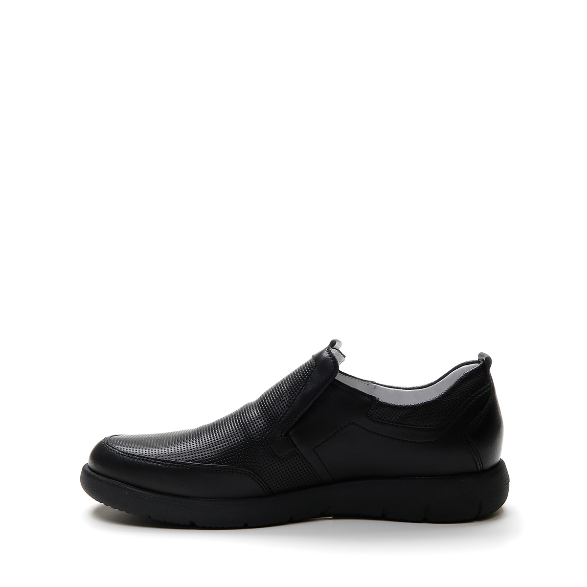 Florsheim Riva Mocassini Uomo - Nero, Pelle Capretto, Tecnologia Comfortech, Suola Leggera - Taglia 48 EU