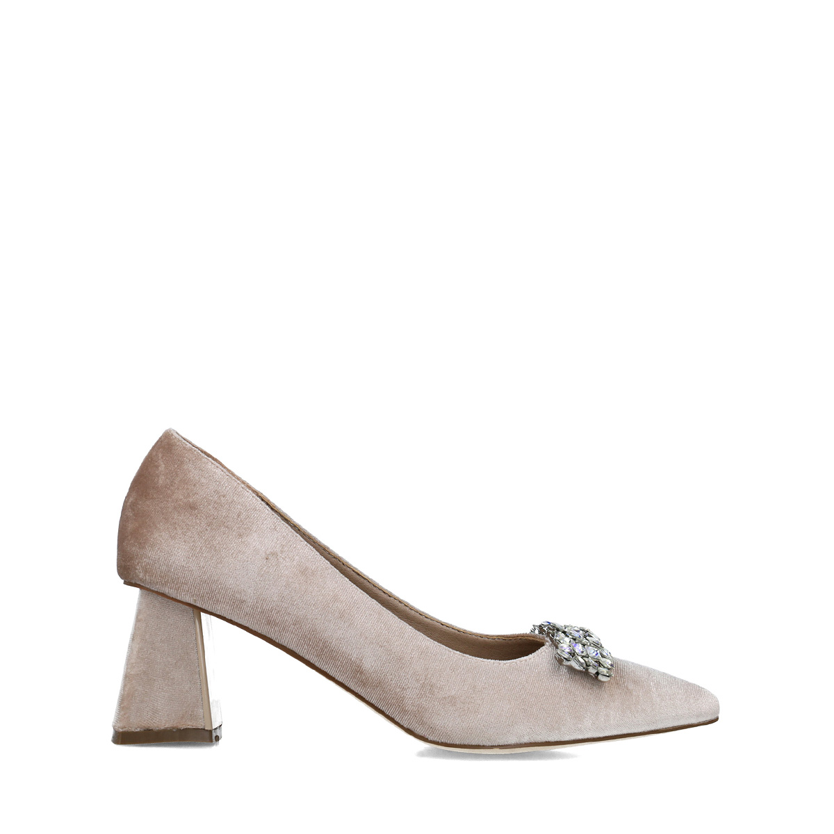 Easy Street Bizzy - Scarpe Décolleté Donna Con Tacco, Argento Satinato, 40 EU (X-Larga)